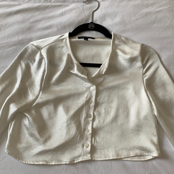 Kendall & Kylie Tops - Satin Button Up